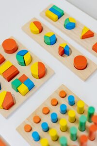 children's blocks and toy shapes, selling your preschool