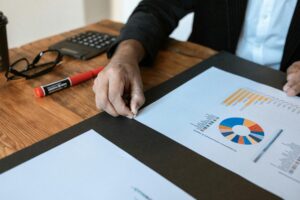Man Looking at Data Charts, preschool value