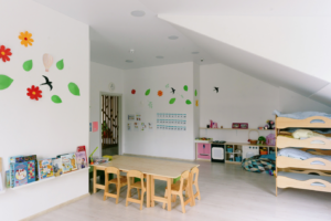 colorful preschool classroom